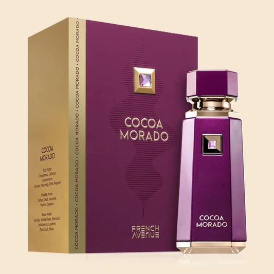 French Avenue Cocoa Morado 100ml EDP oriental fragrance bottle - Estilo Fresco Dubai