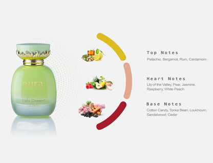 Khadlaj Perfumes La Fede Aura Pista Dessert 100 Ml Edp Spray For Women Perfume Spray